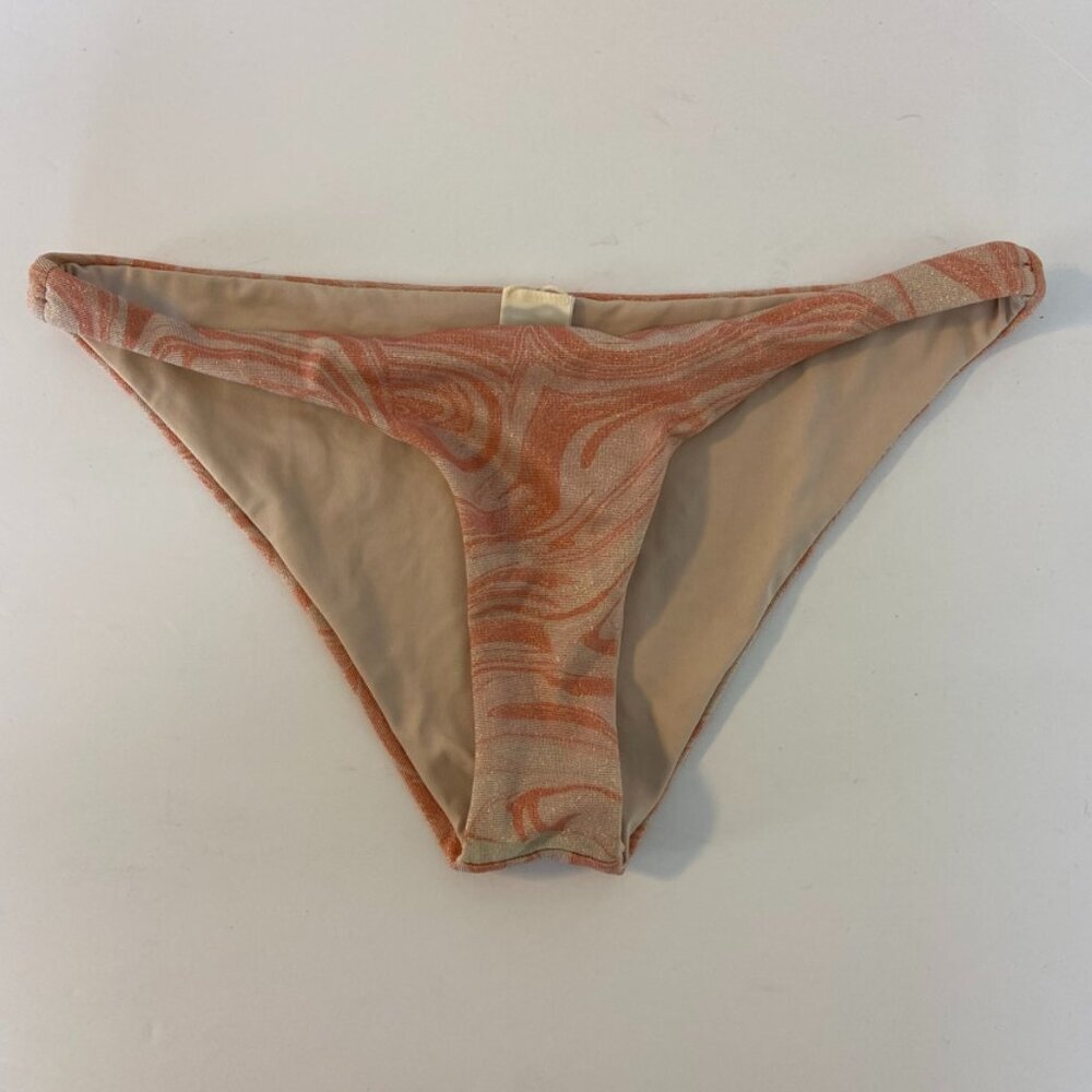 NWOT L*Space Shine On Shimmer All Swirled Up Bikini Bottoms